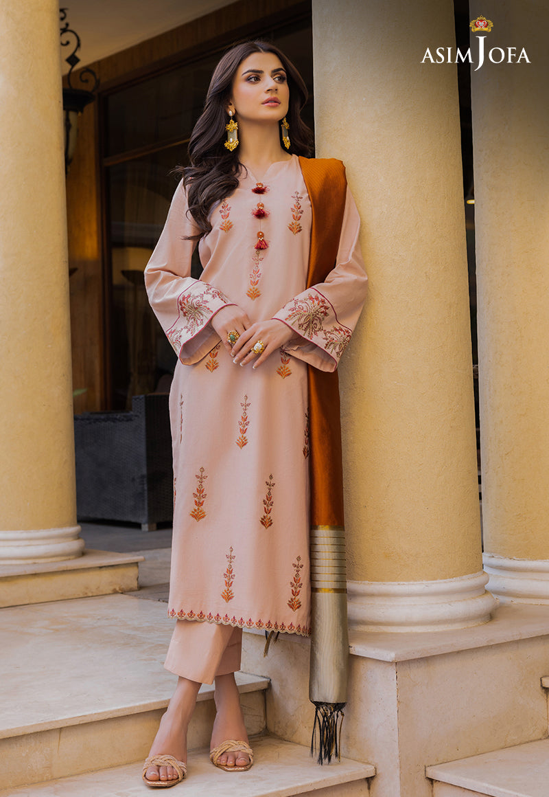 AJPE-36 (2-PC) EMBROIDERED CAMBRIC 2 PCS