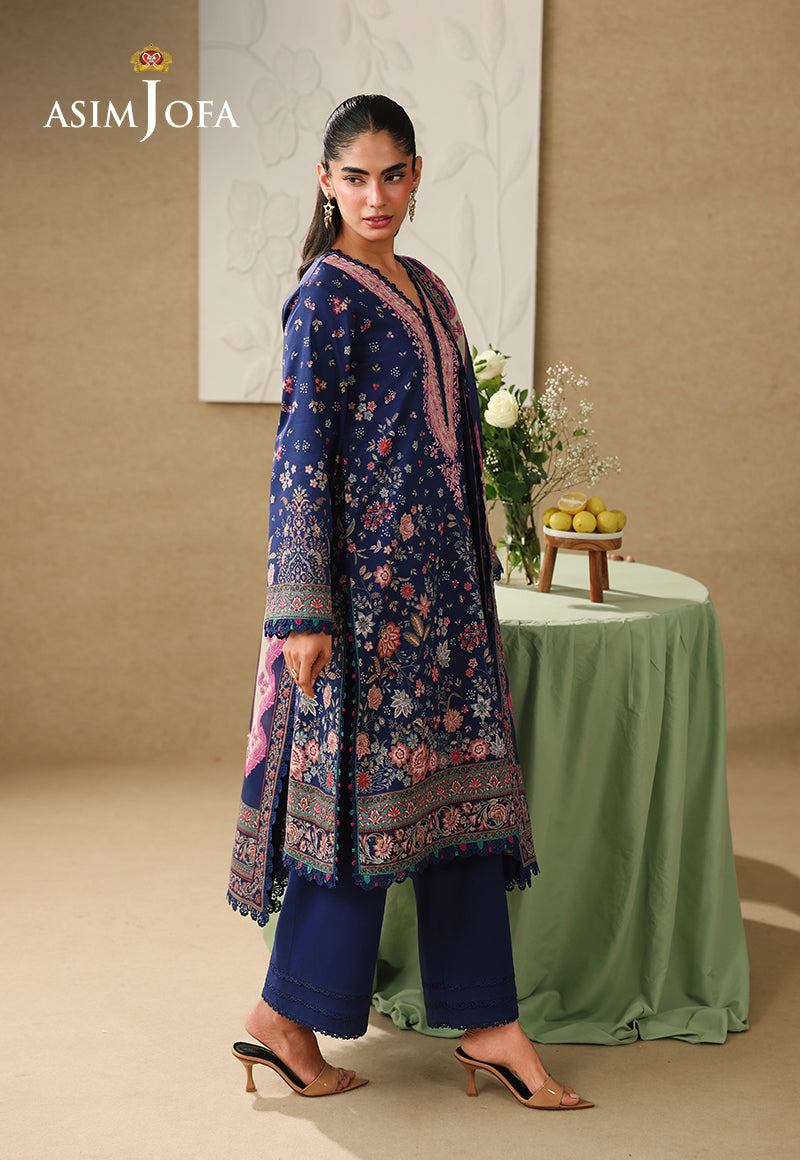 AJUBC-03 Printed Lawn Unstitched 3 Pcs