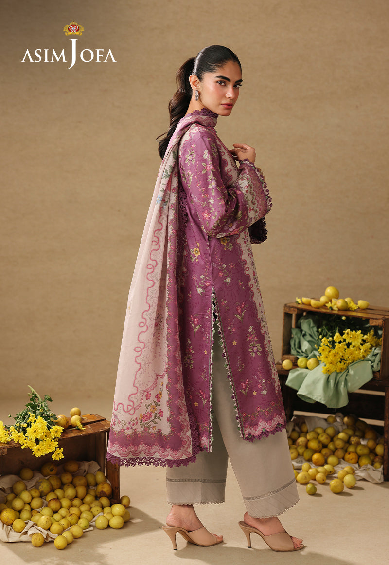 AJUBC-04 Printed Lawn Unstitched 3 Pcs