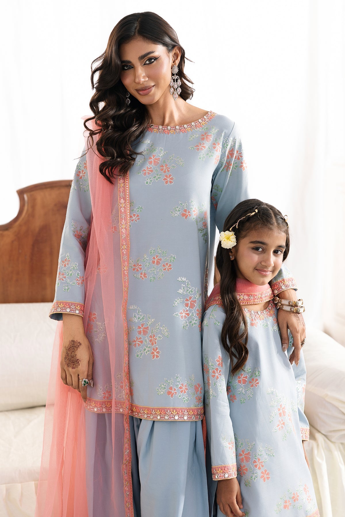 3-PC Embroidered Raw-Silk Suit  CMA-6-344