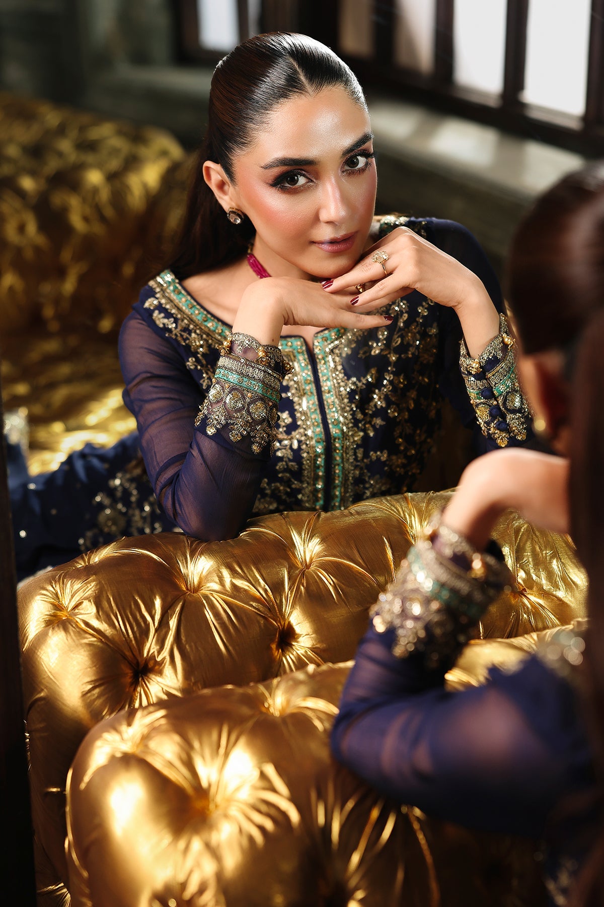 4-PC Charizma Unstitched Luxury Collection DJW5-01