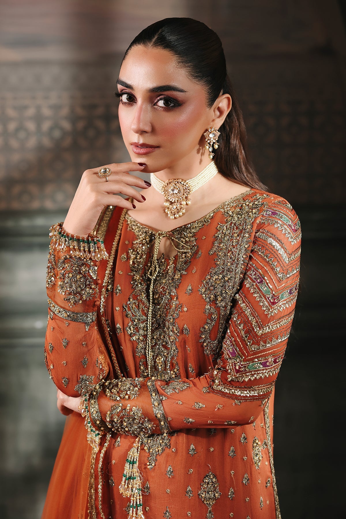 4-PC Charizma Unstitched Luxury Collection DJW5-11