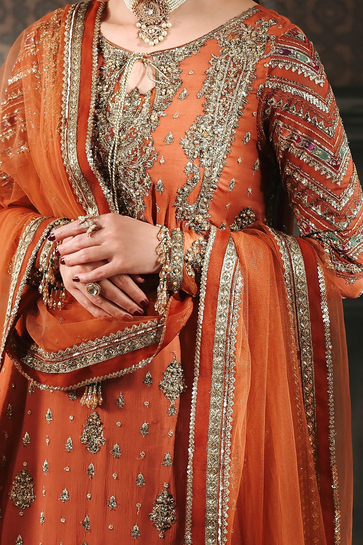 4-PC Charizma Unstitched Luxury Collection DJW5-11