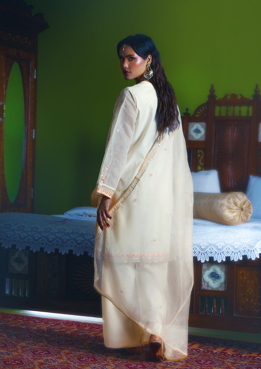 White-Lurex-Net-3 Piece (WP3PSLW25L9O5)