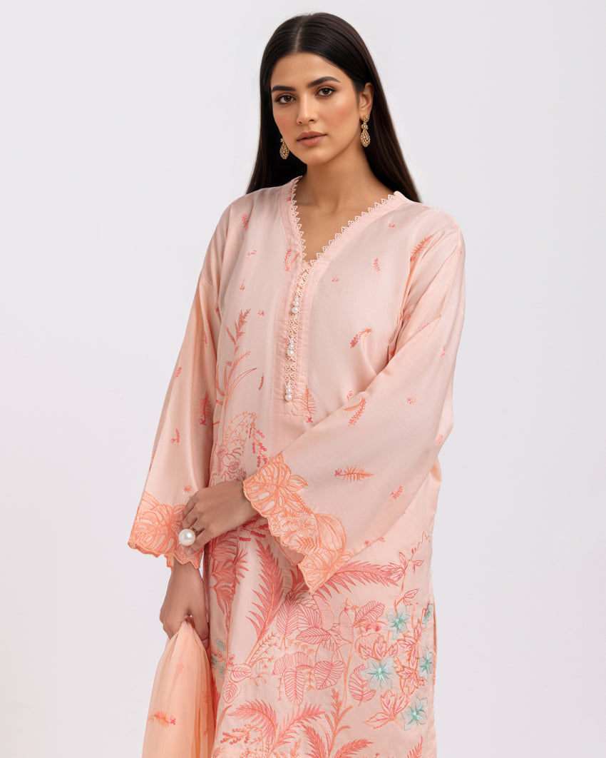 L-Peach-Cambric-3 Piece (WPS25SE3107)