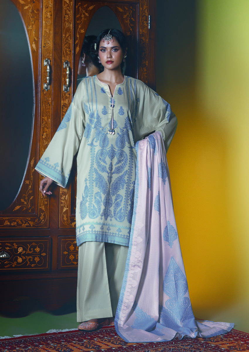 Seafoam-Jacquard-3 Piece (WP3PSBS26B1F30)
