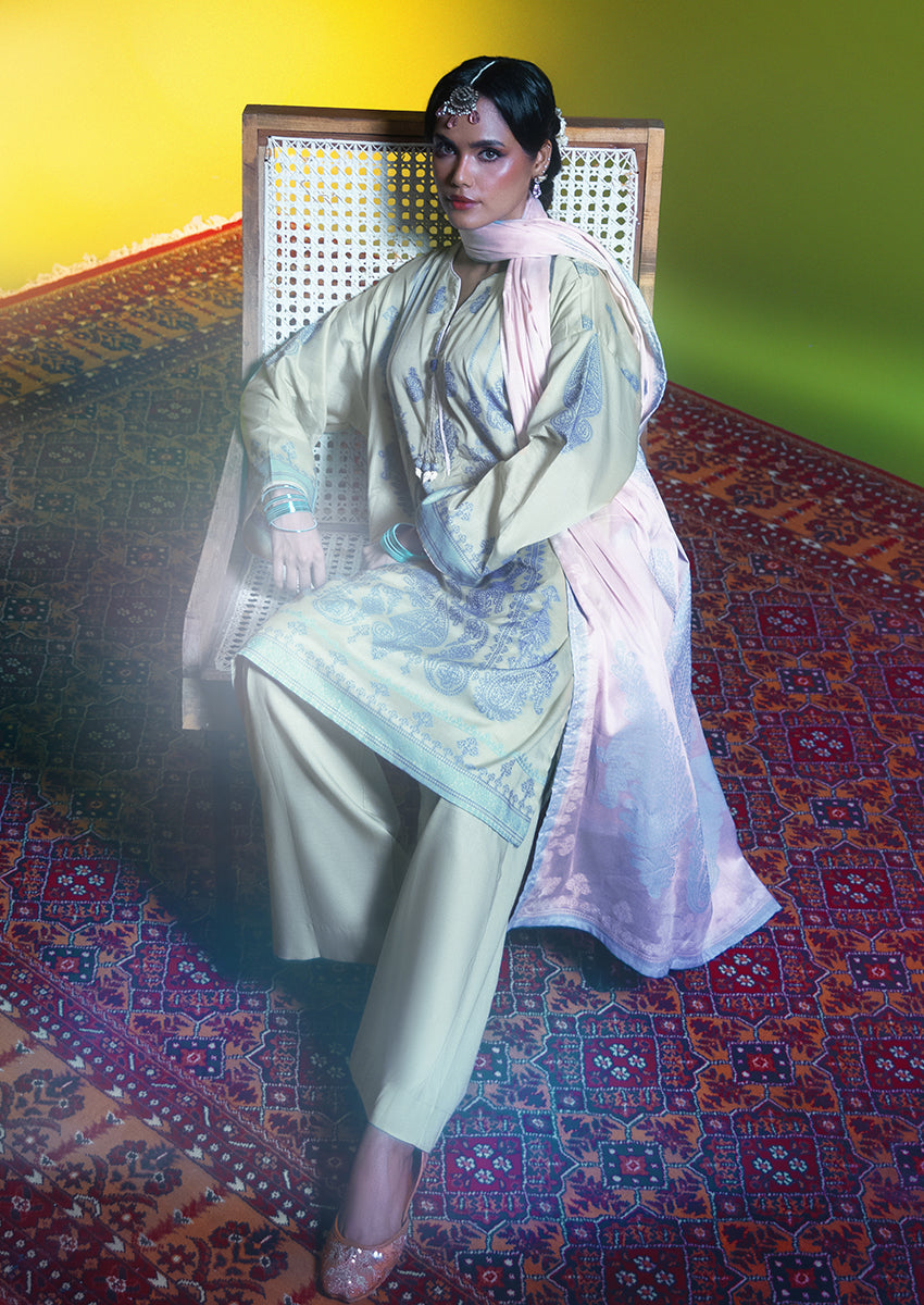 Seafoam-Jacquard-3 Piece (WP3PSBS26B1F30)