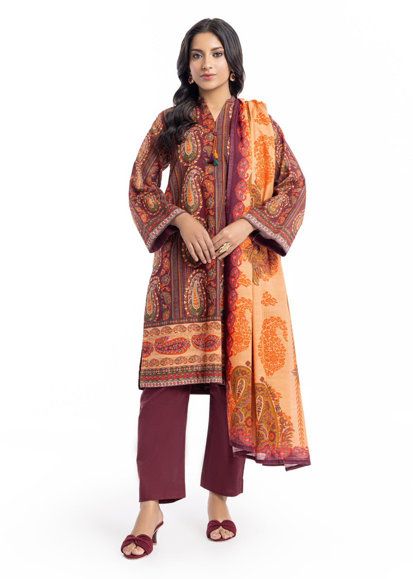 Multi-Khaddar-3 Piece (WP3PPBW25B11D16)
