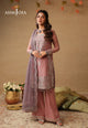 AJULIF-05 Embroidered Chiffon Unstitched 3 Pcs