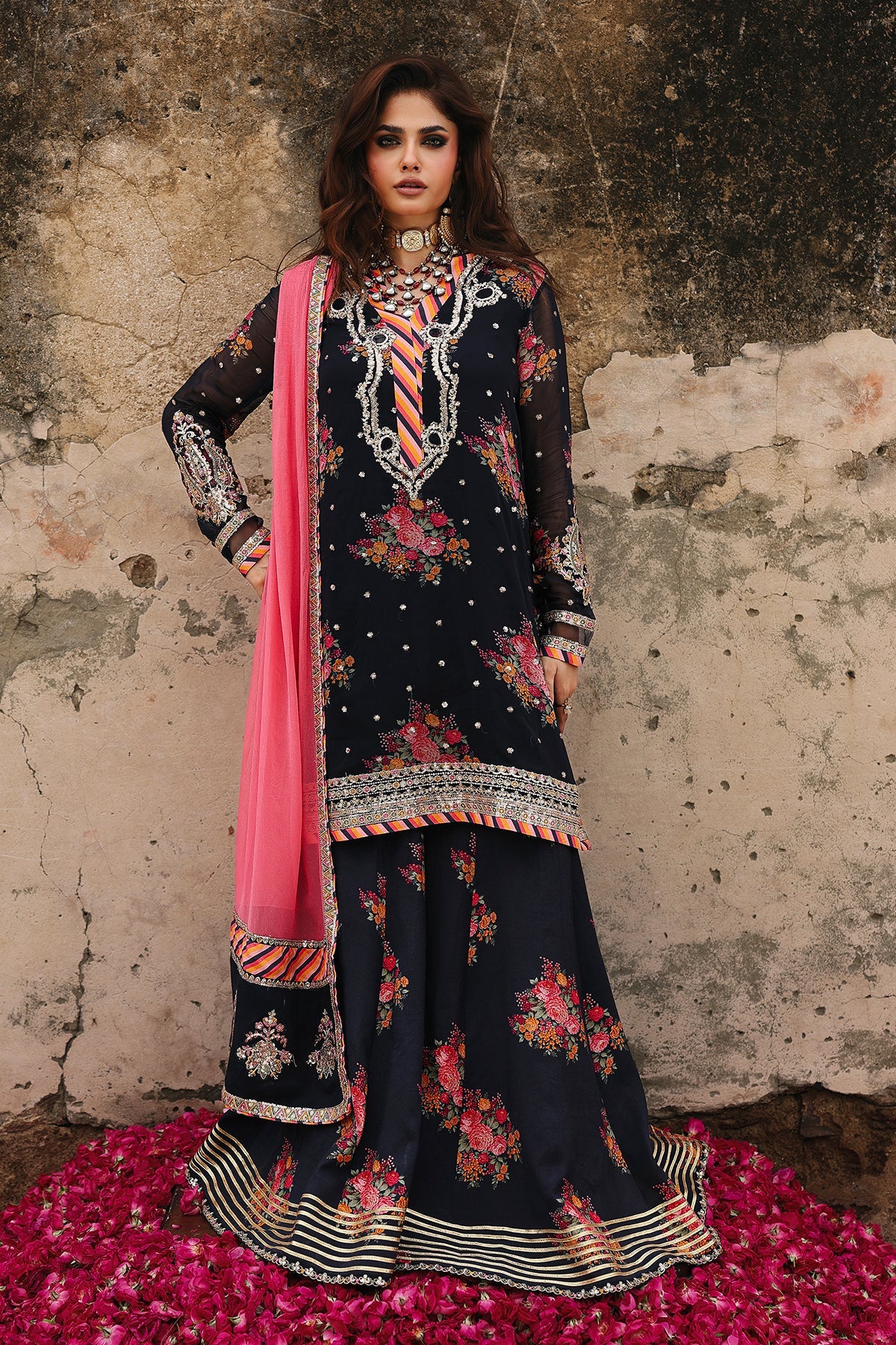 3-pc Unstitched Chiffon Collection VSL25-29