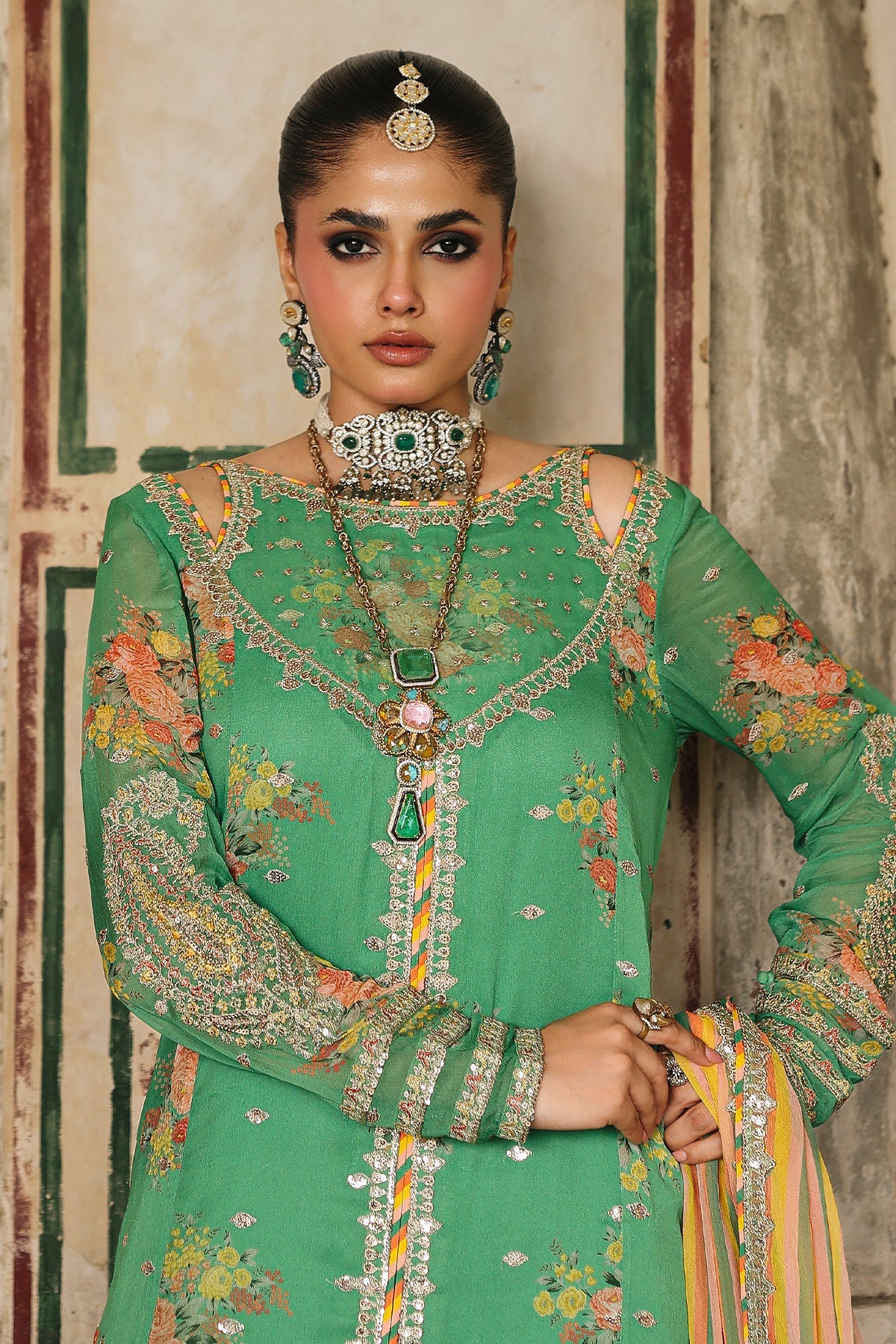 3-pc Unstitched Chiffon Collection VSL25-28