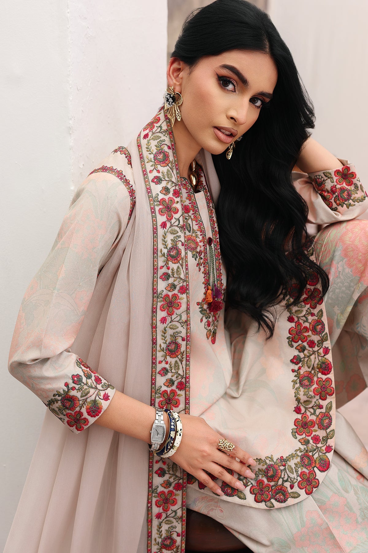 3-PC Stitched Printed Lawn  CNP-6-233