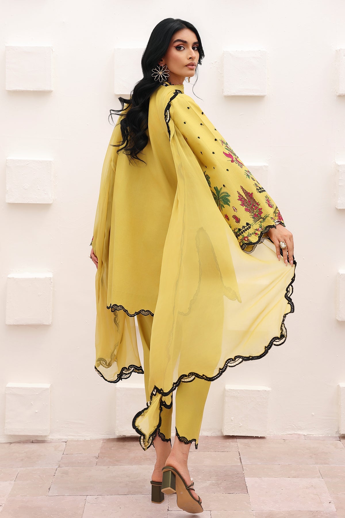 3-PC Stitched Embroidered Lawn Collection CNP-6-271