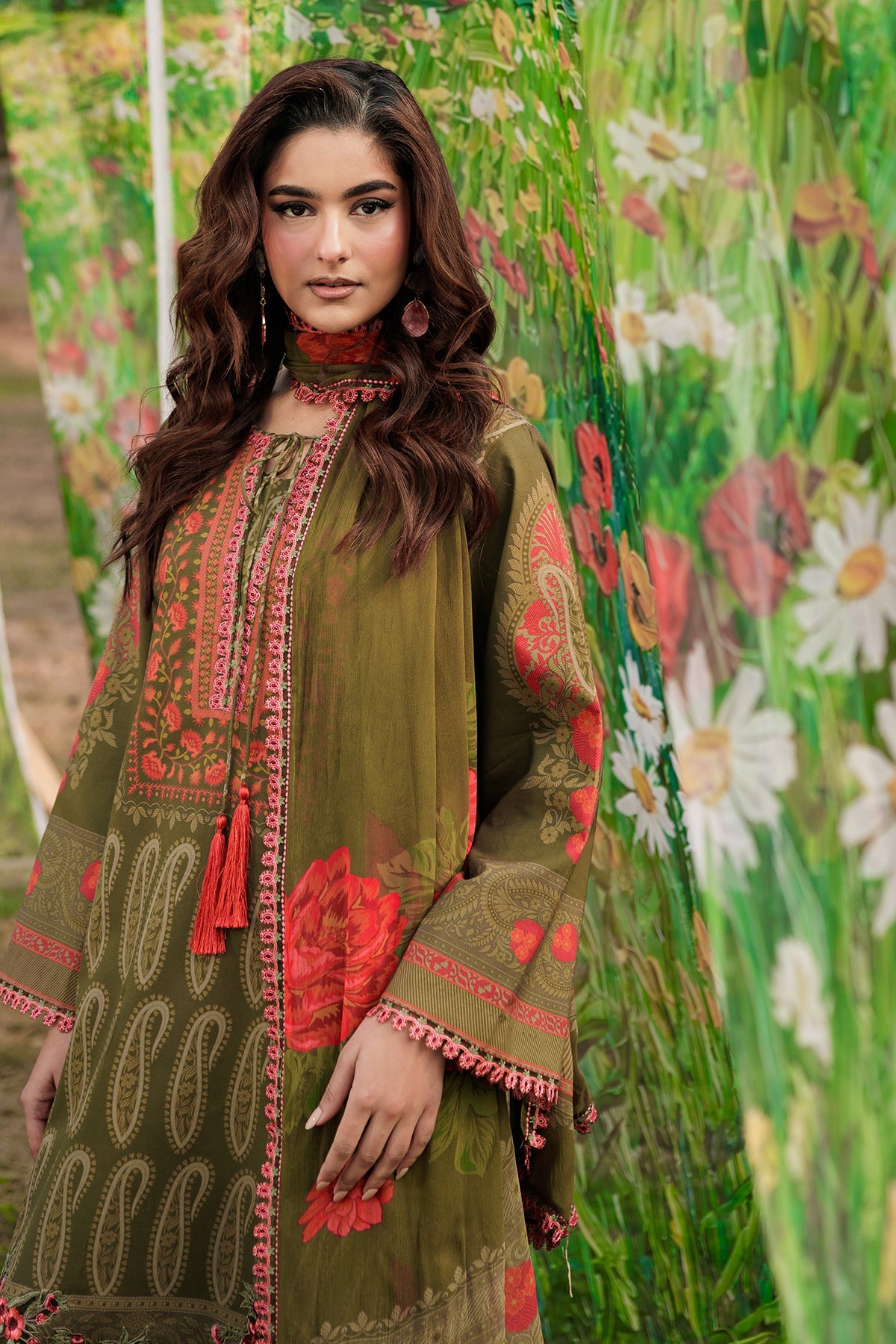 3-PC Unstitched Embroidered Lawn Collection CC6-11