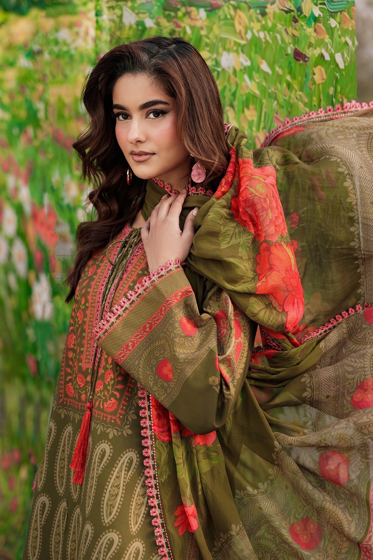 3-PC Unstitched Embroidered Lawn Collection CC6-11