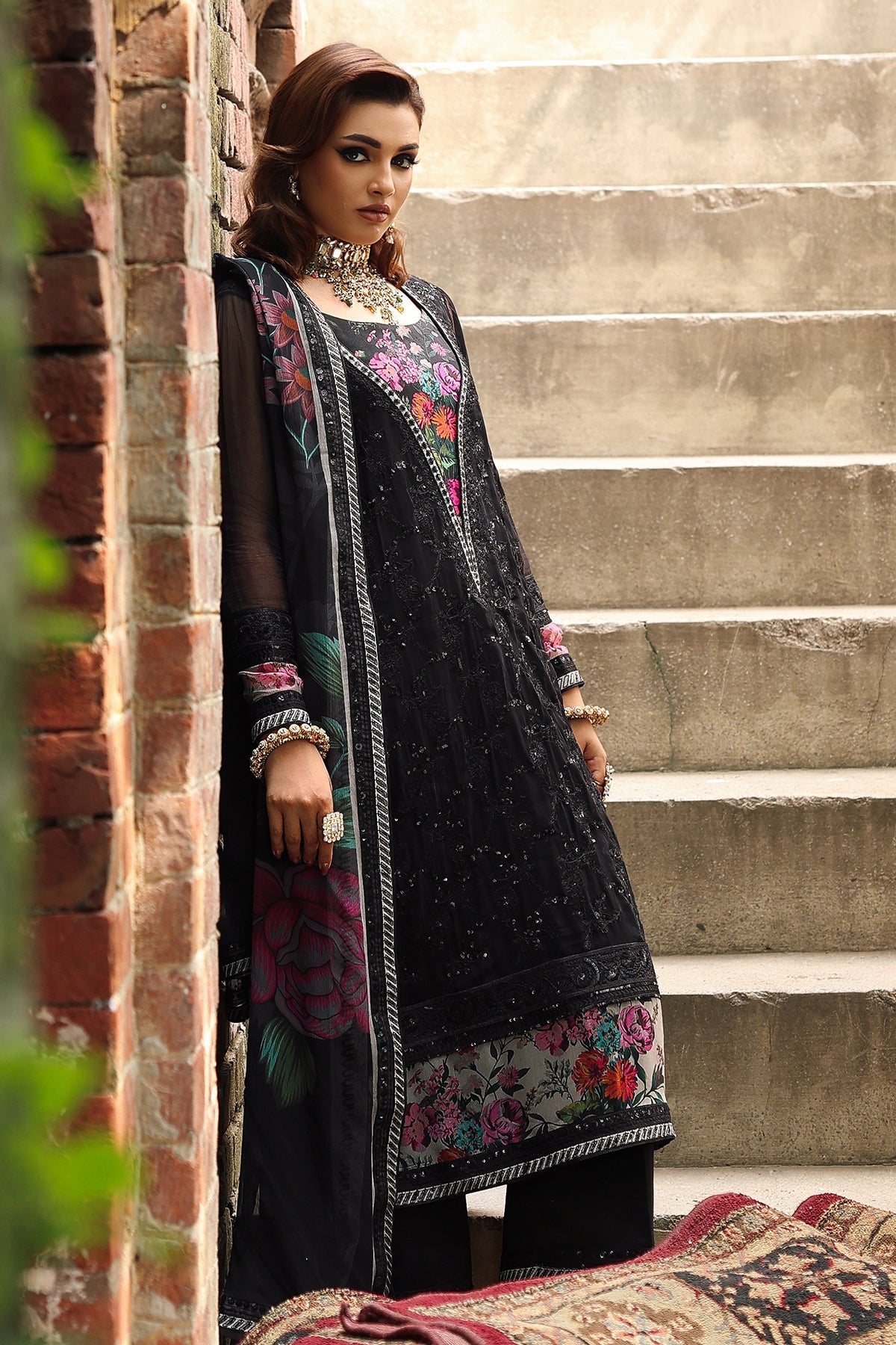 3-pc Unstitched Chiffon Collection VSL25-33