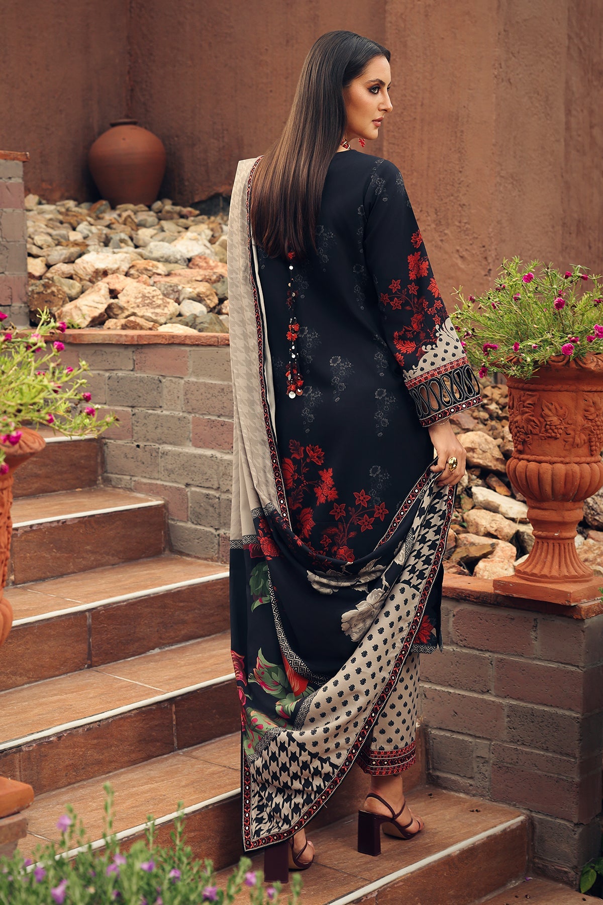 3-PC Stitched Embroidered Linen Collection CCW7-10P