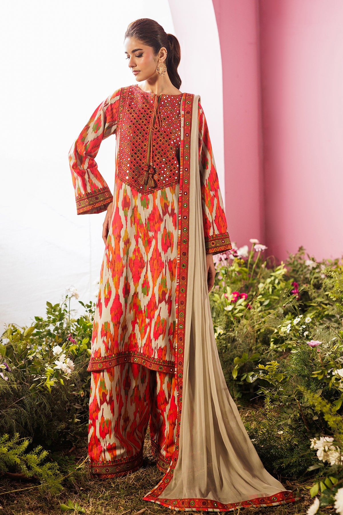 3-PC Unstitched Embroidered Lawn Collection CRB6-08