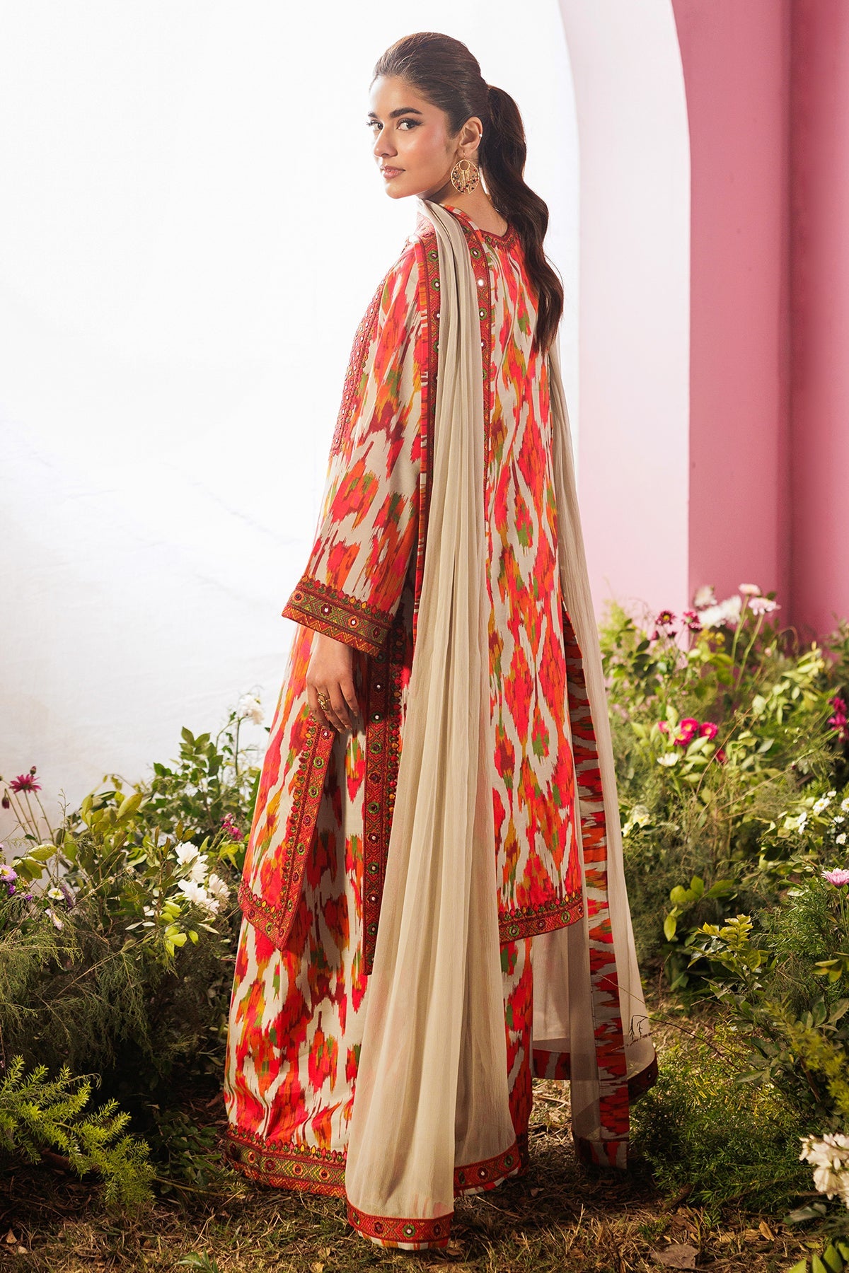 3-PC Unstitched Embroidered Lawn Collection CRB6-08