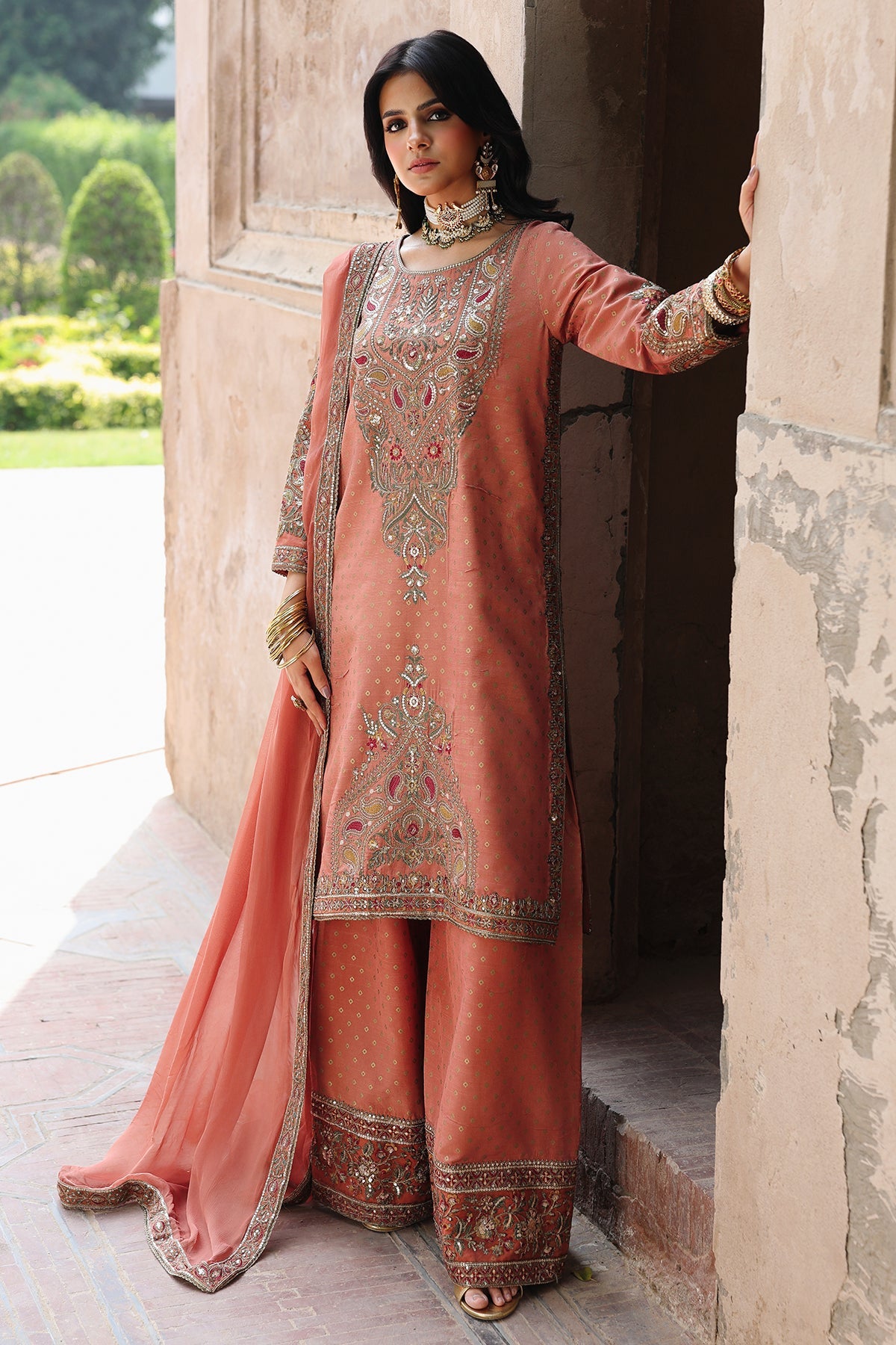 3-PC Stitched Embroidered CMA-6-469
