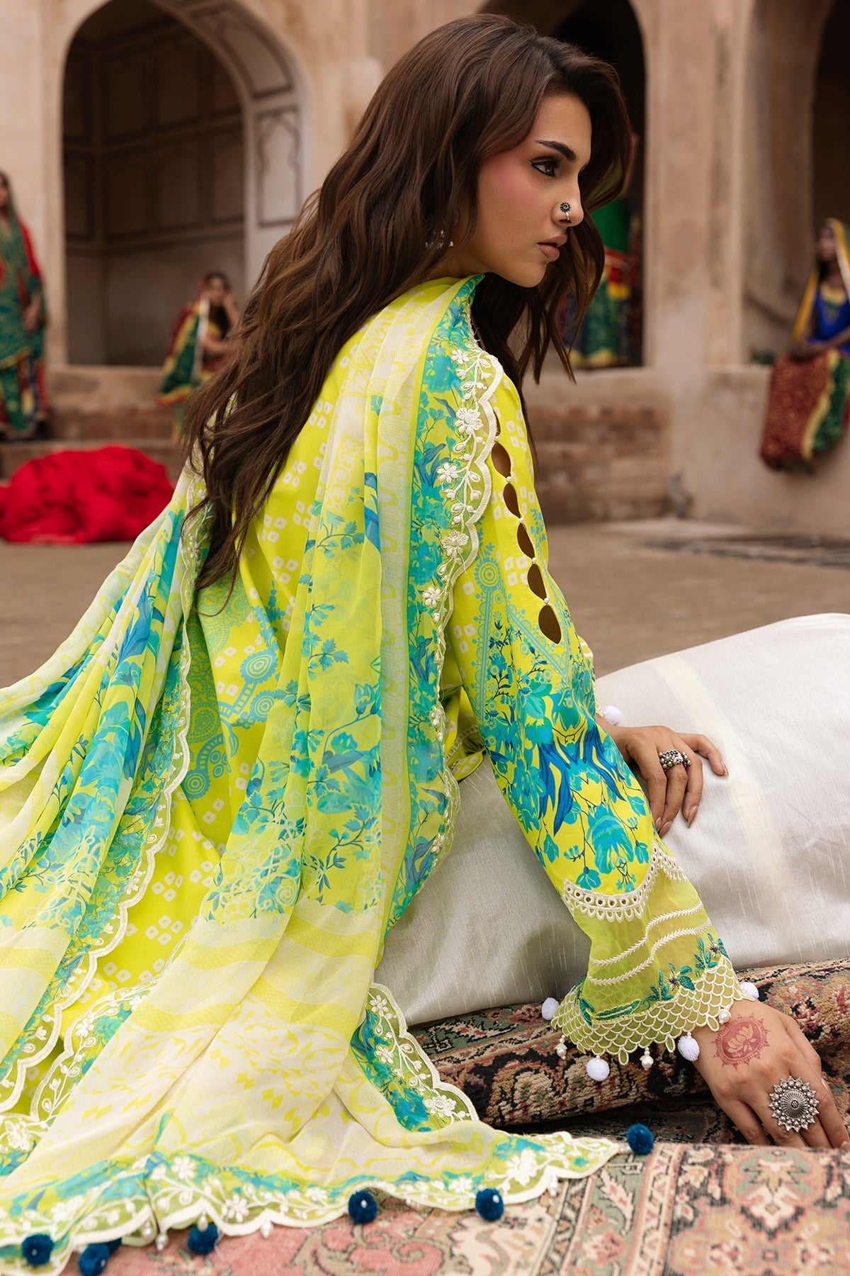 3-PC Unstitched Embroidered Lawn Collection CC6-25
