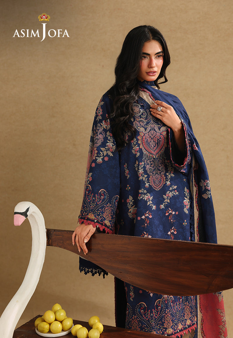 AJUBC-10 Printed Lawn Unstitched 3 Pcs