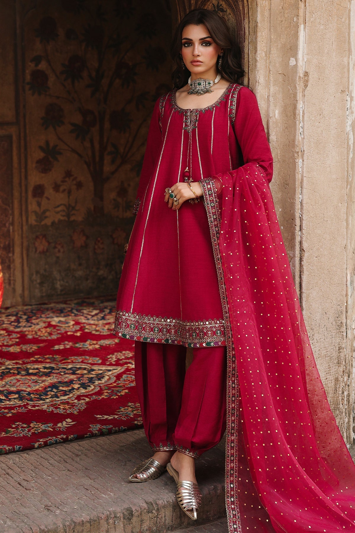 3-PC Stitched Embroidered CMA-6-500
