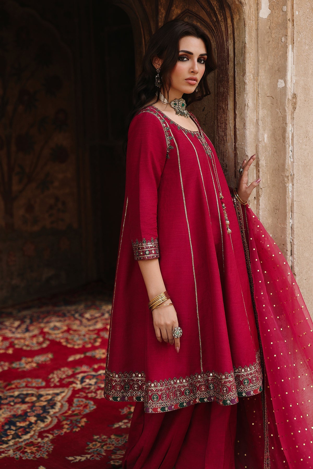 3-PC Stitched Embroidered CMA-6-500