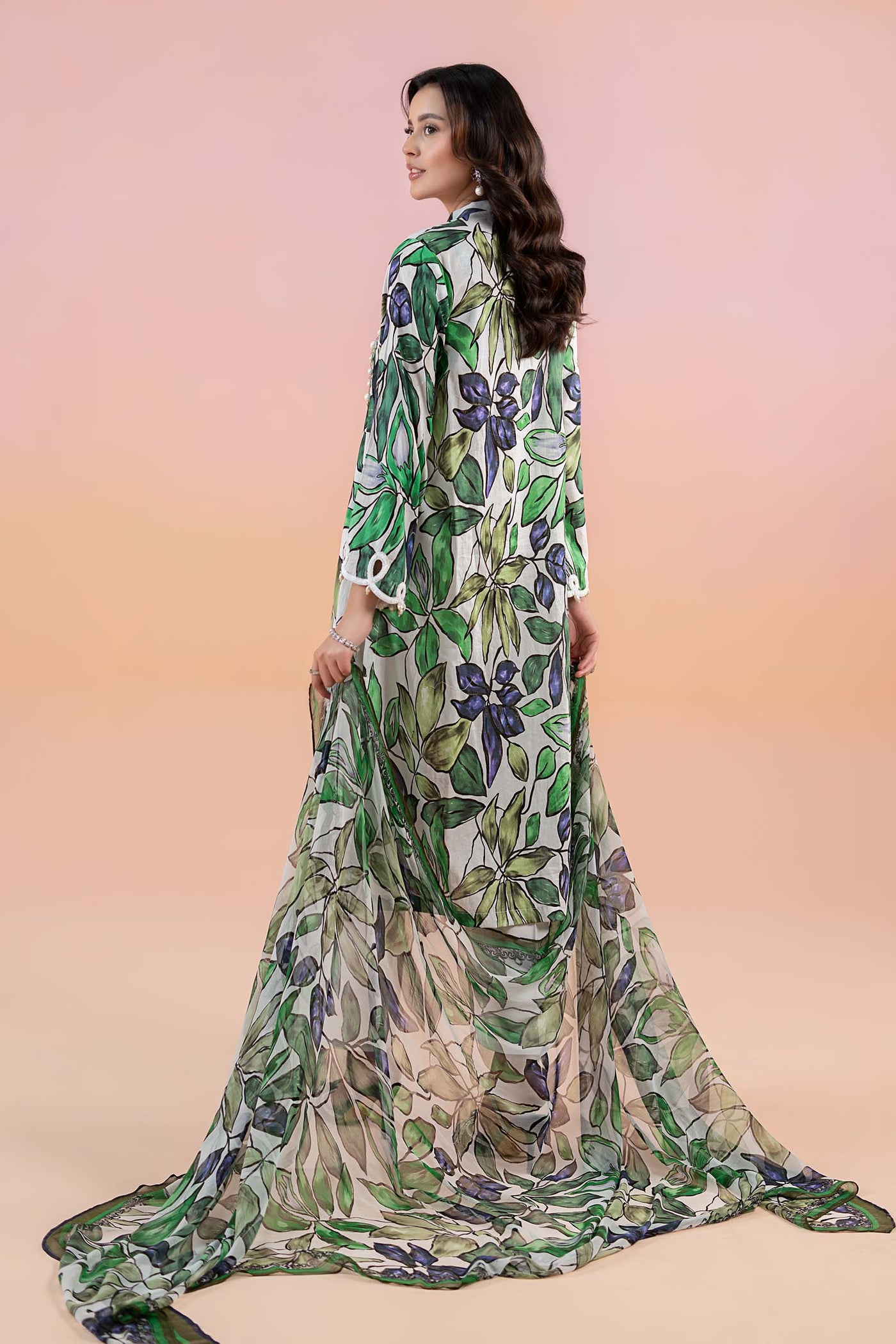 3 Piece Printed Lawn Suit | Mps-2505-A