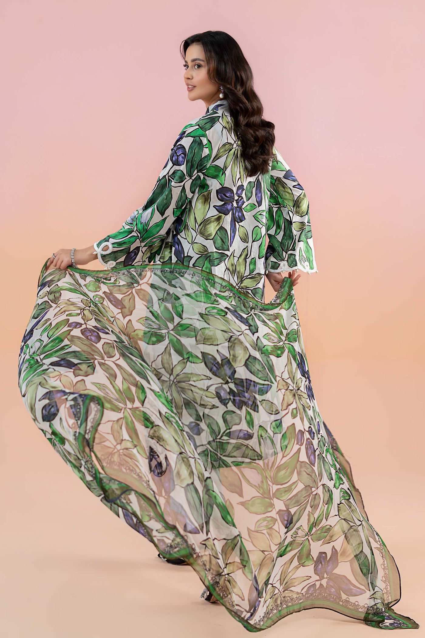 3 Piece Printed Lawn Suit | Mps-2505-A