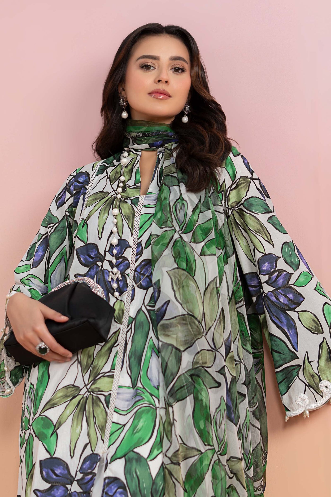 3 Piece Printed Lawn Suit | Mps-2505-A