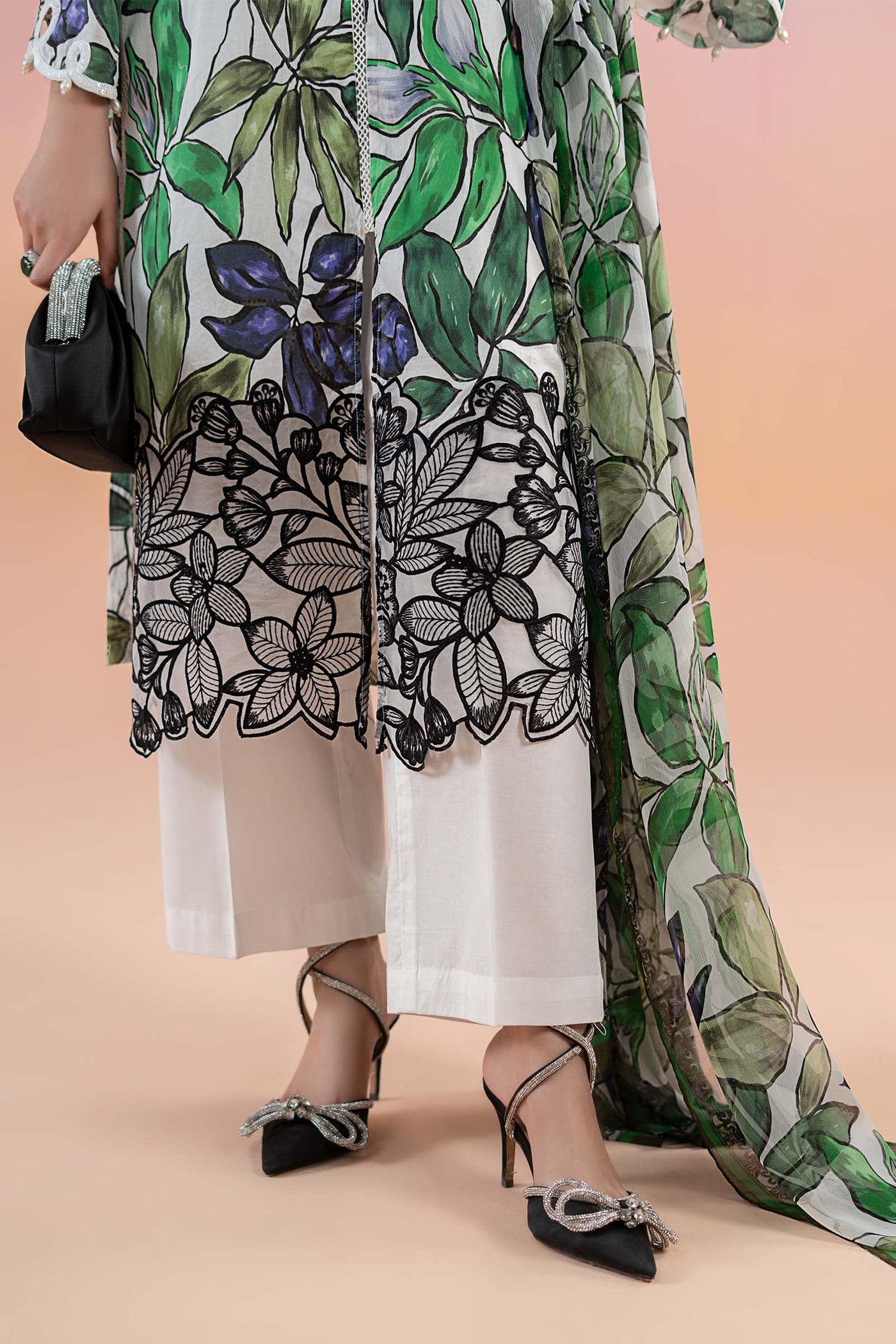 3 Piece Printed Lawn Suit | Mps-2505-A