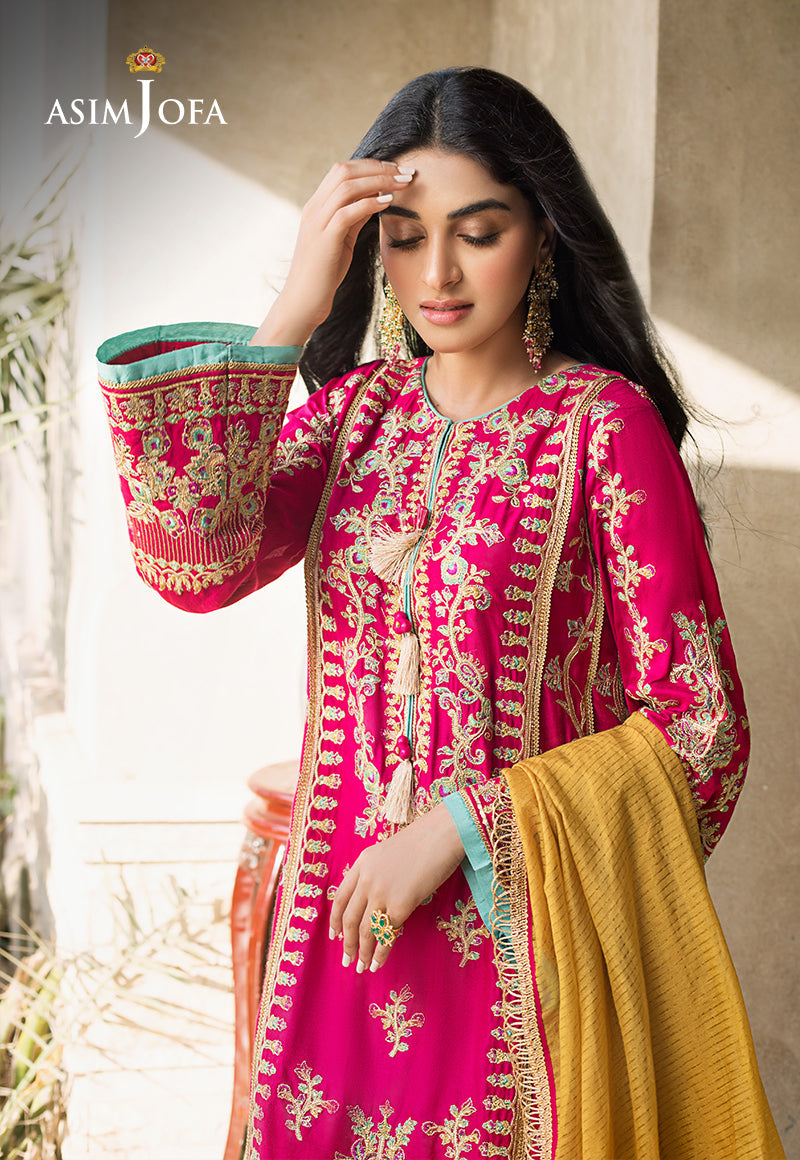 AJLE-05 EMBROIDERED COTTON NET 3 PCS