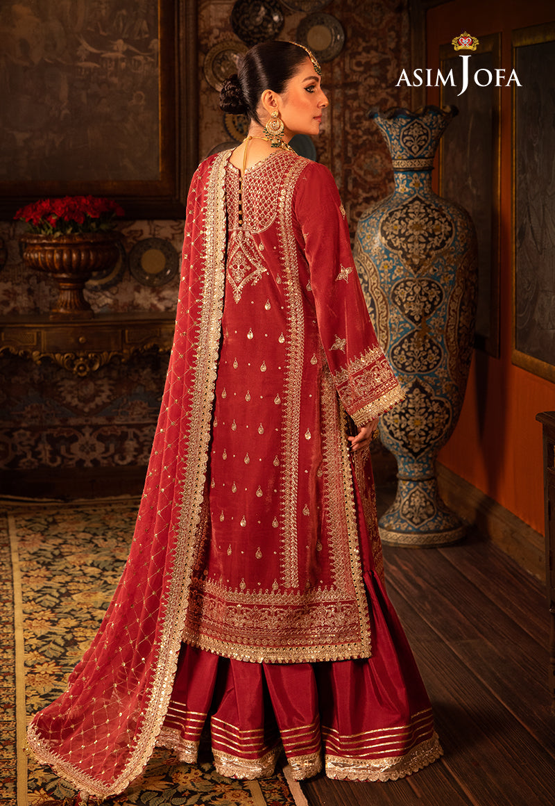 AJMMD-10-XS EMBROIDERED VELVET 3 PCS