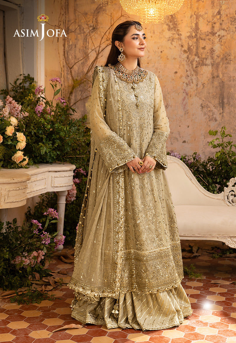 Ajso-102 Unstitched 2 Pcs Shirt Dupatta