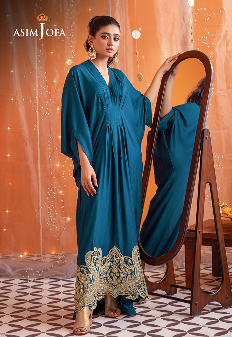 AJTMD-01 - STITCHED 1 PC EMBROIDERED VISCOSE JACQUARD STITCHED 1 PC