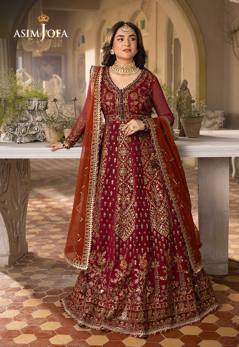 AJNB-10 EMBROIDERED CHIFFON 3 PCS