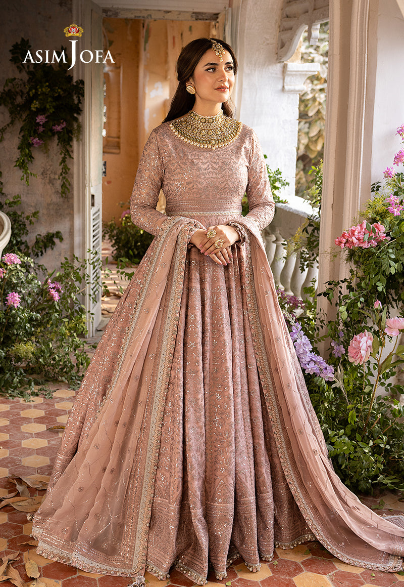 Ajso-170 Unstitched 3 Pcs Shirt Dupatta Trouser