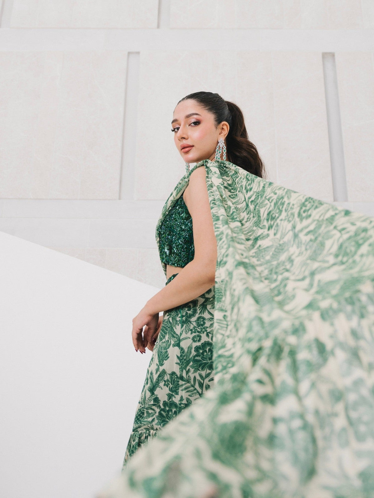 Sia Ruffle Sari