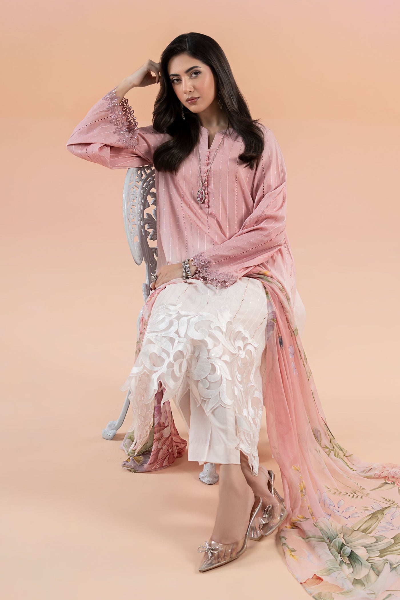 3 Piece Printed Lawn Suit | Mps-2506-A