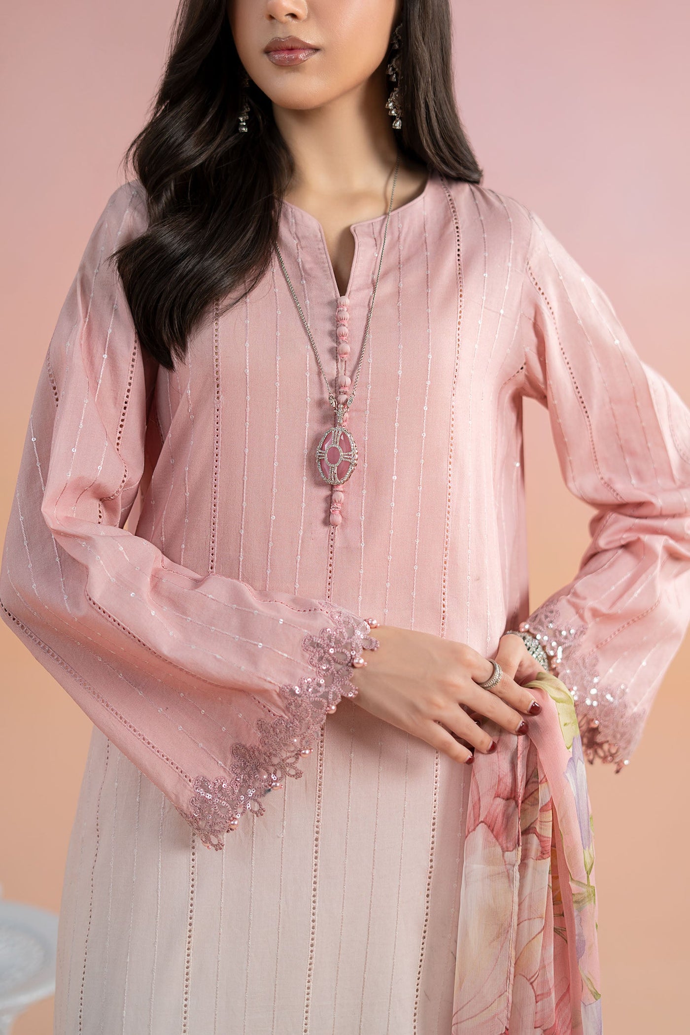 3 Piece Printed Lawn Suit | Mps-2506-A