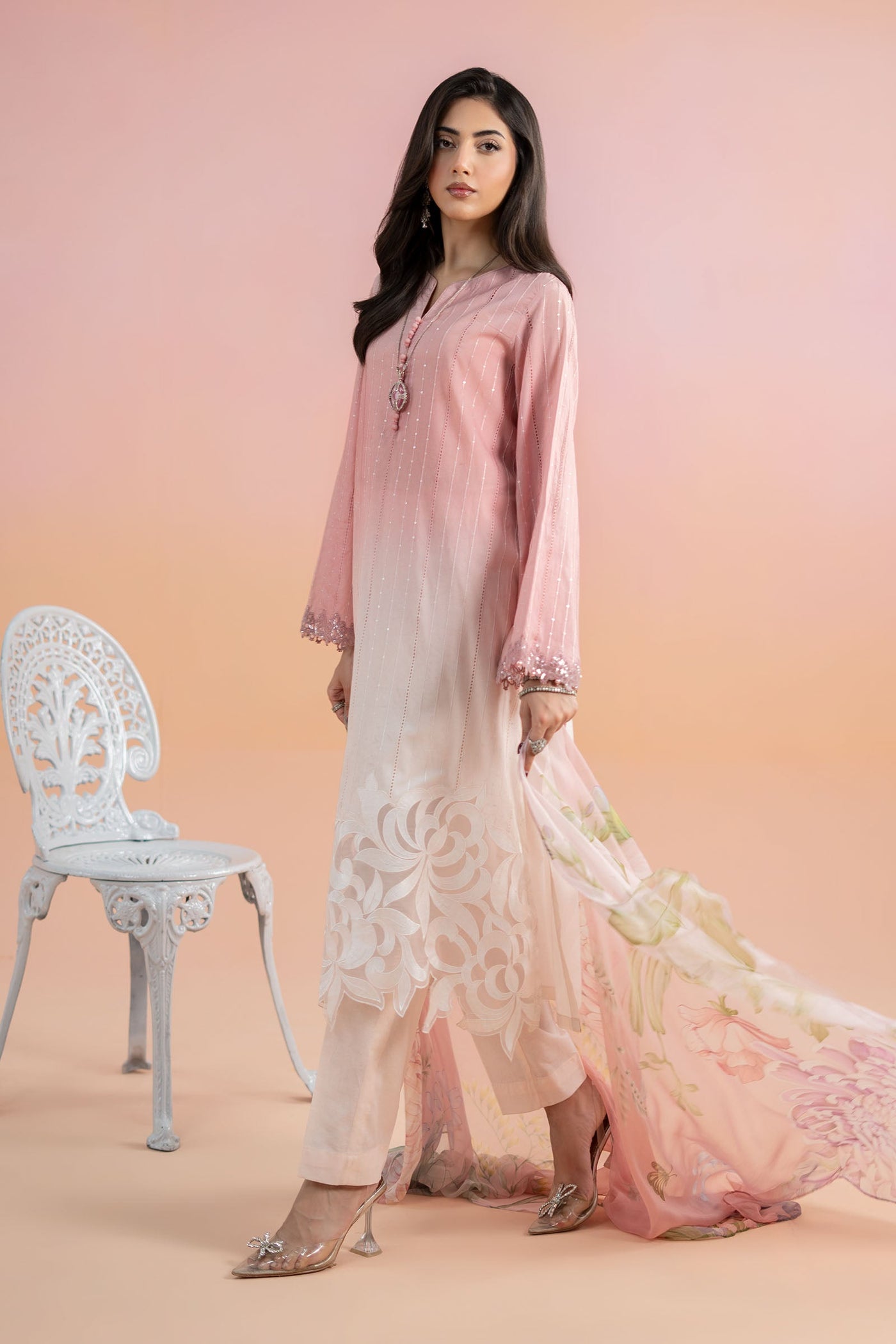 3 Piece Printed Lawn Suit | Mps-2506-A