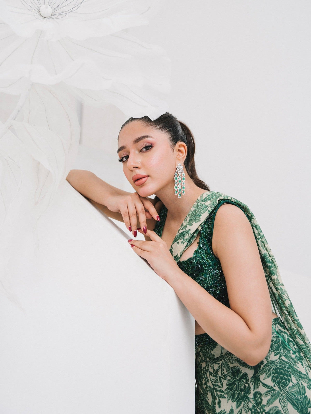 Sia Ruffle Sari
