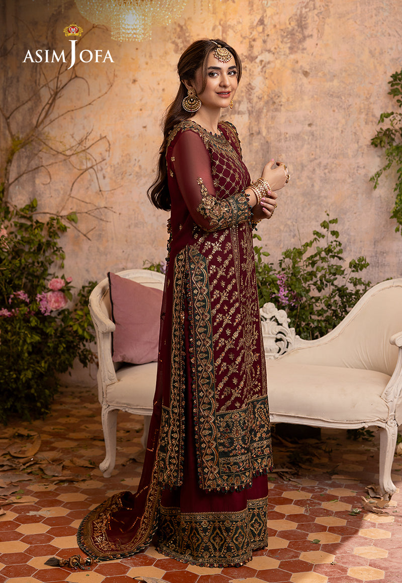 AJNB-09 EMBROIDERED CHIFFON 3 PCS