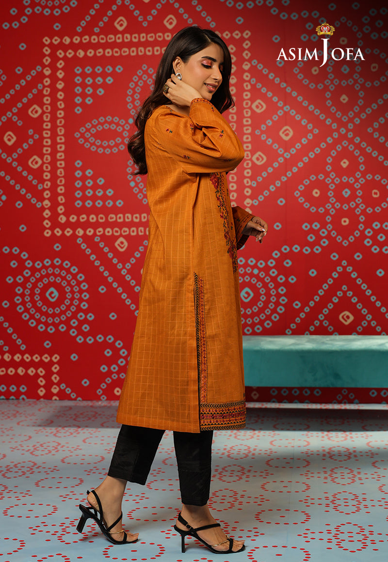 Ajtm-21 - 1 Pc Embroidered Self Jacquard 1 Pc