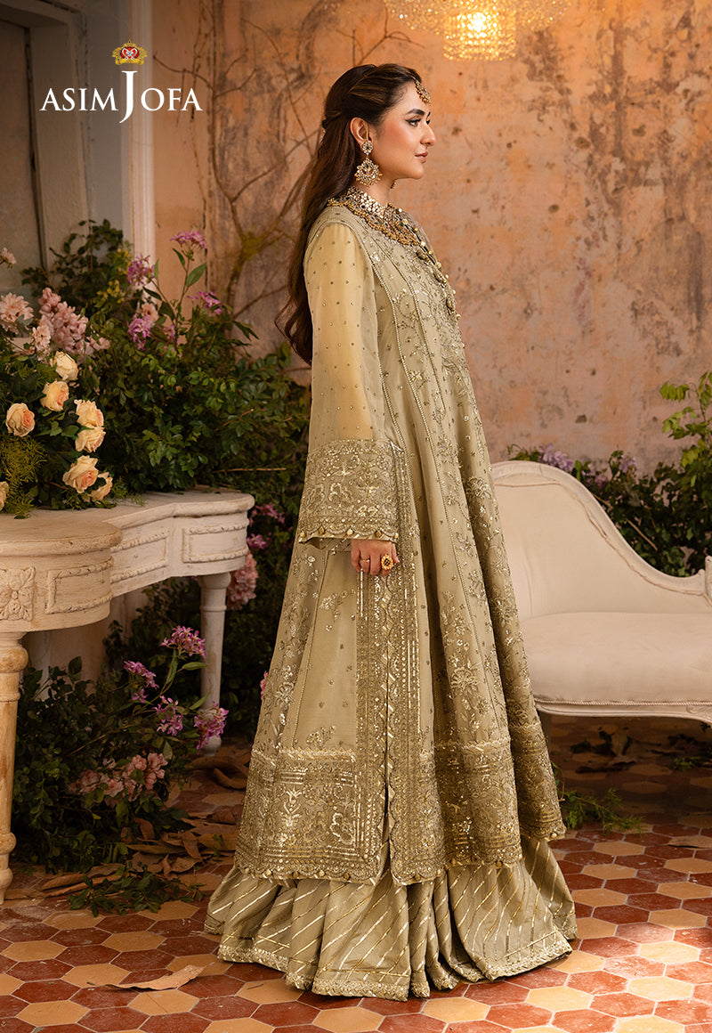 Ajso-102 Unstitched 2 Pcs Shirt Dupatta