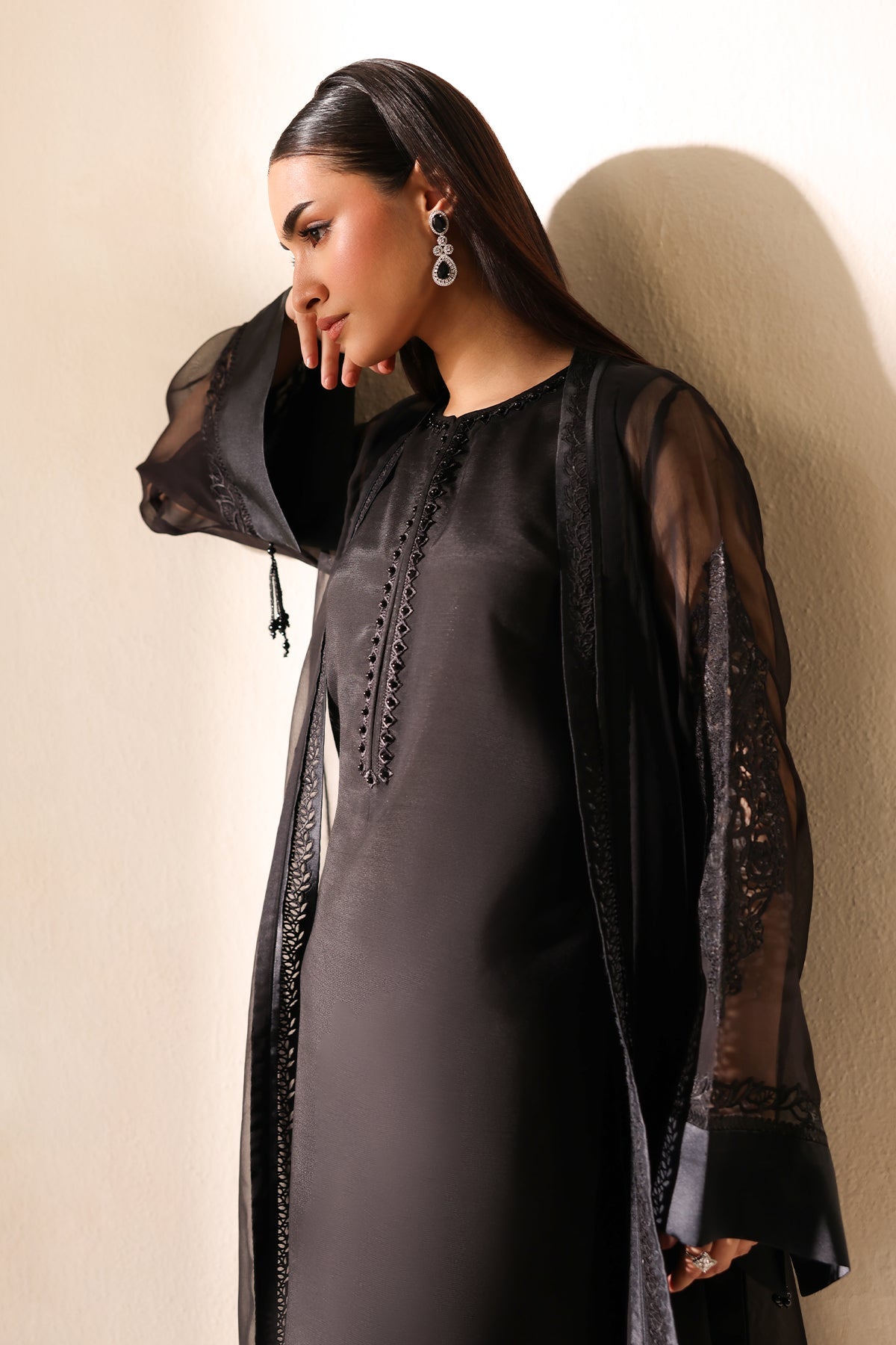 EMBROIDERED CHIFFON PR-1356