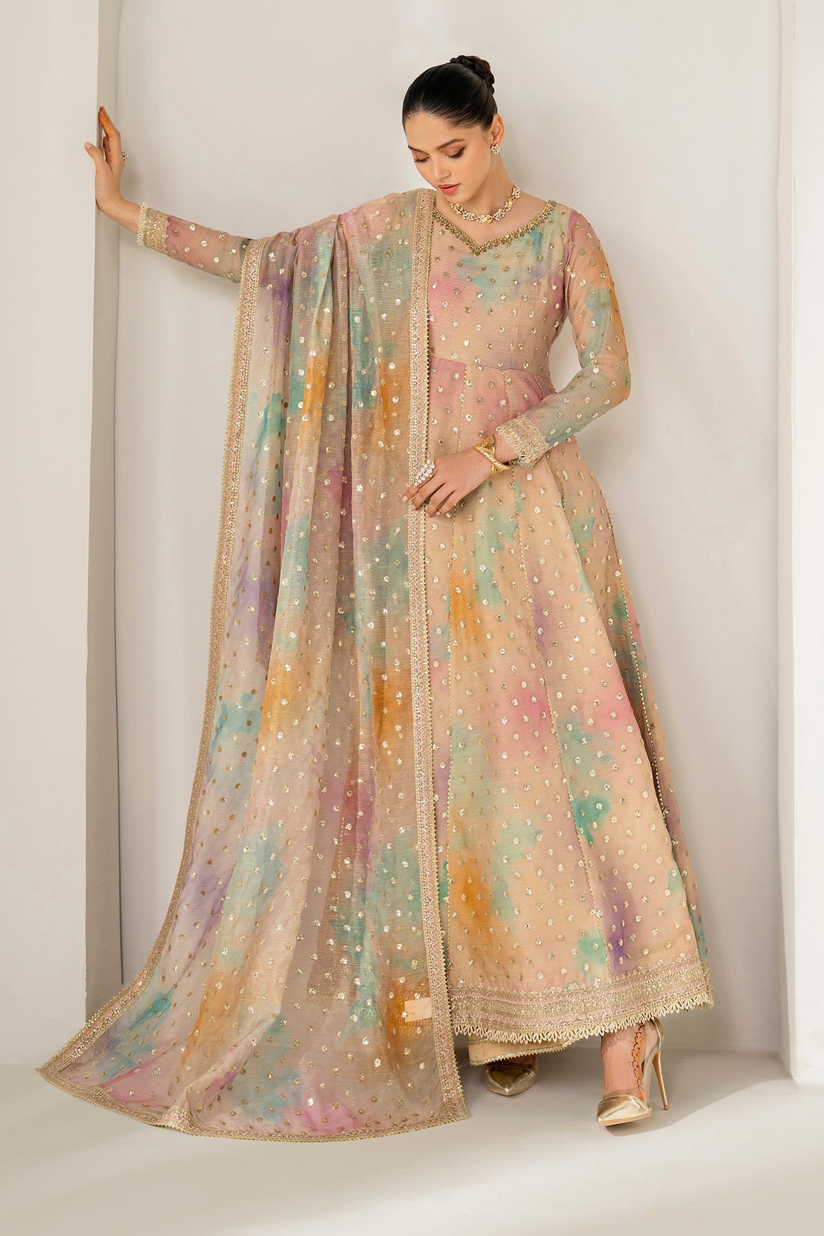 EMBROIDERED COTTON PATTI PR-1138