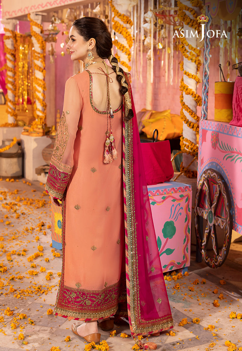 Ajda-30 Embroidered Chiffon 3 Pcs