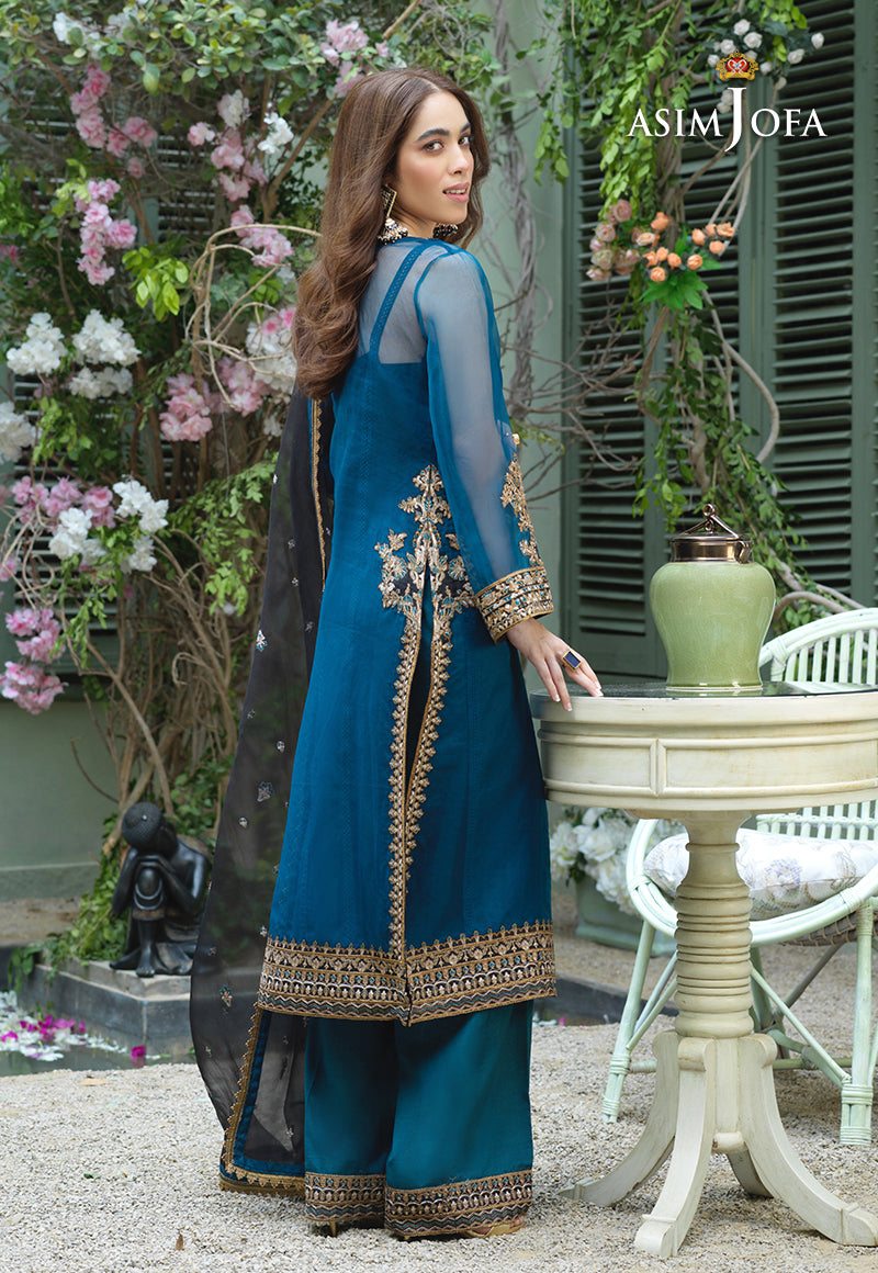 AJFC-48 EMBROIDERED ORGANZA 3 PCS